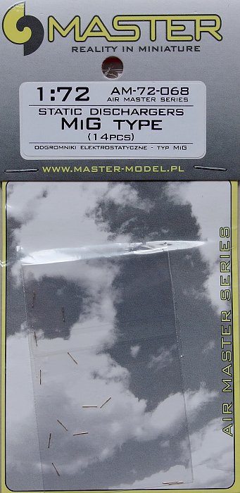 1/72 Static dischargers used on MiG jets (14 pcs.)