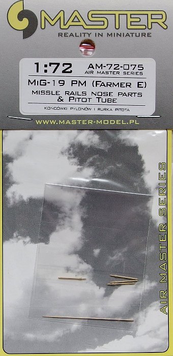 1/72 MiG-19PM Farmer E - missle rails nose & pitot