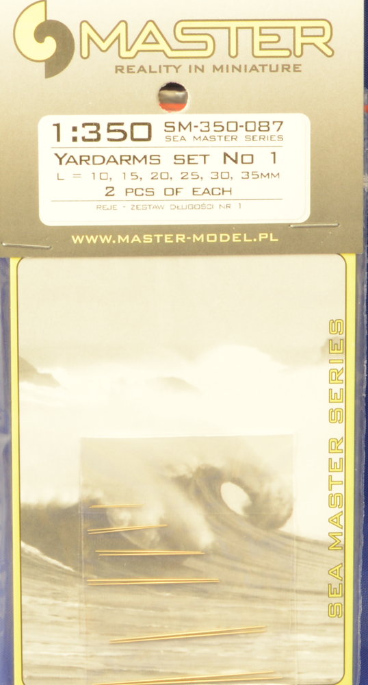 1/350 Yardarms set No.1 (12 pcs.)