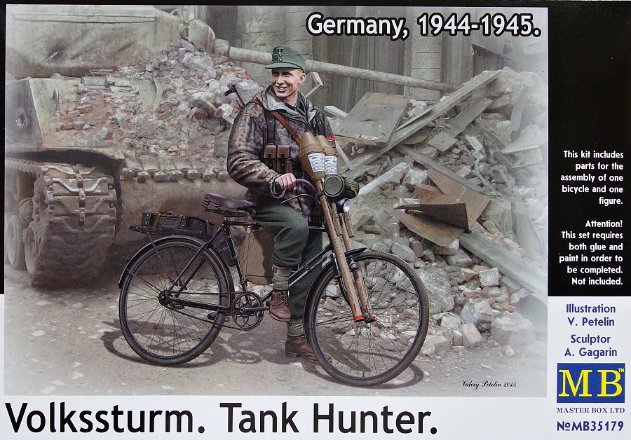 1/35 Volkssturm, Tank Hunter 1944-45 (1 fig.+bike)