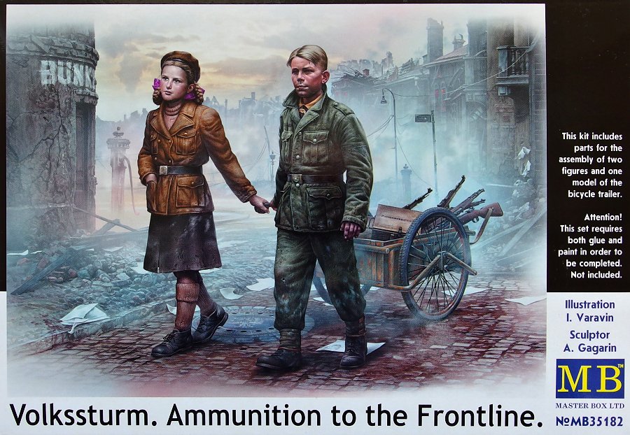 1/35 Ammunition to the Frontline (2 fig.+ bicycle)