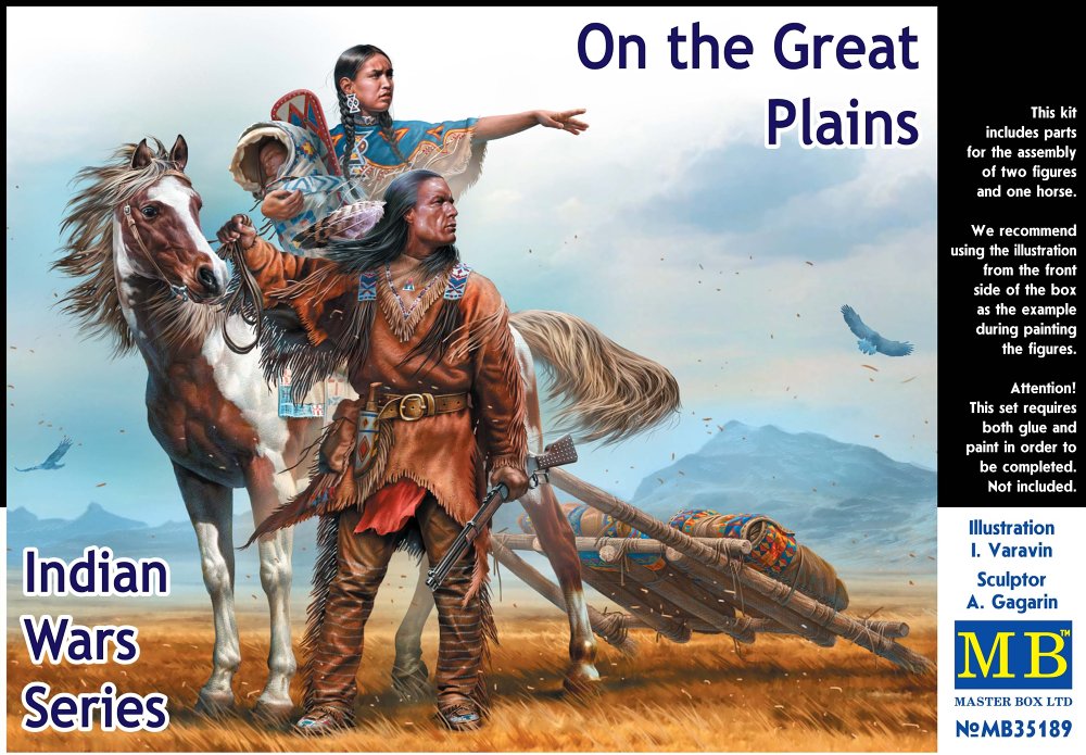 1/35 On the Great Plains,Indian Wars (2 fig+horse)