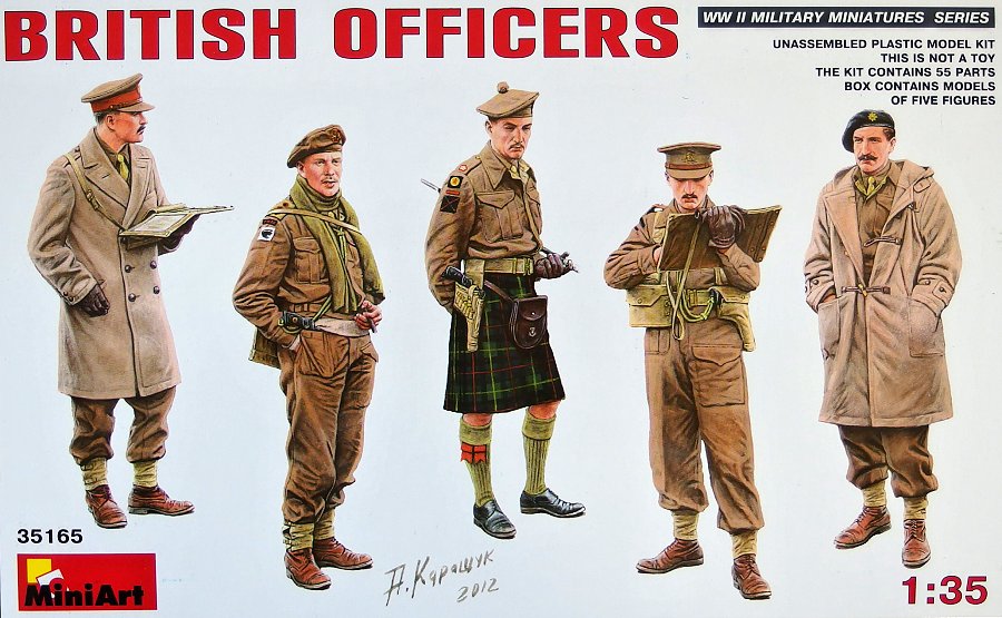 1/35 British Officers (5 fig.)