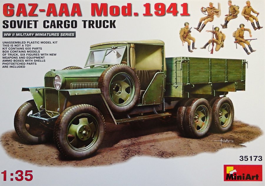 1/35 GAZ-AAA Soviet Cargo Truck Mod.1941