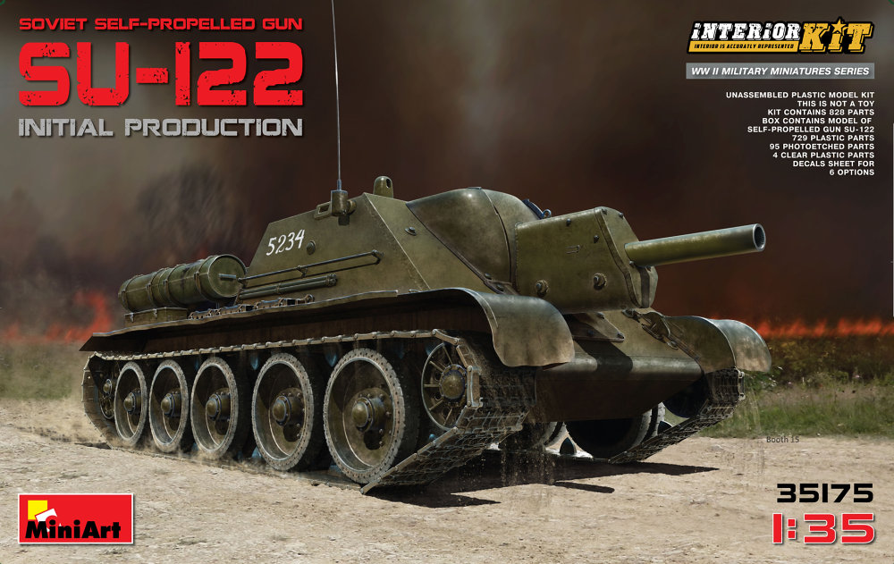 1/35 SU-122 Initial Production Soviet SPG