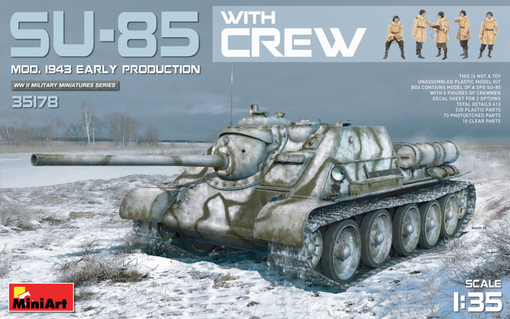 1/35 SU-85 mod. 1943 early production with crew