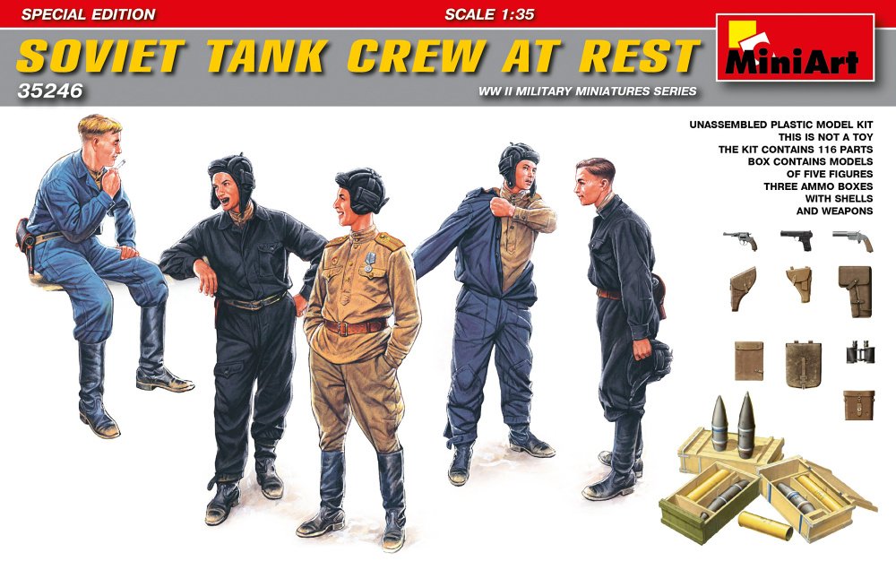 1/35 Soviet Tank Crew at Rest (Special Edition)