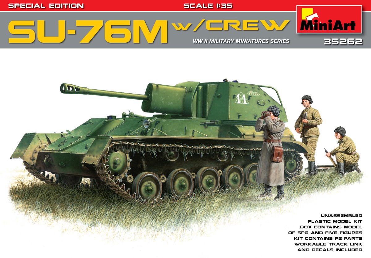 1/35 SU-76M with Crew (Special Edition)