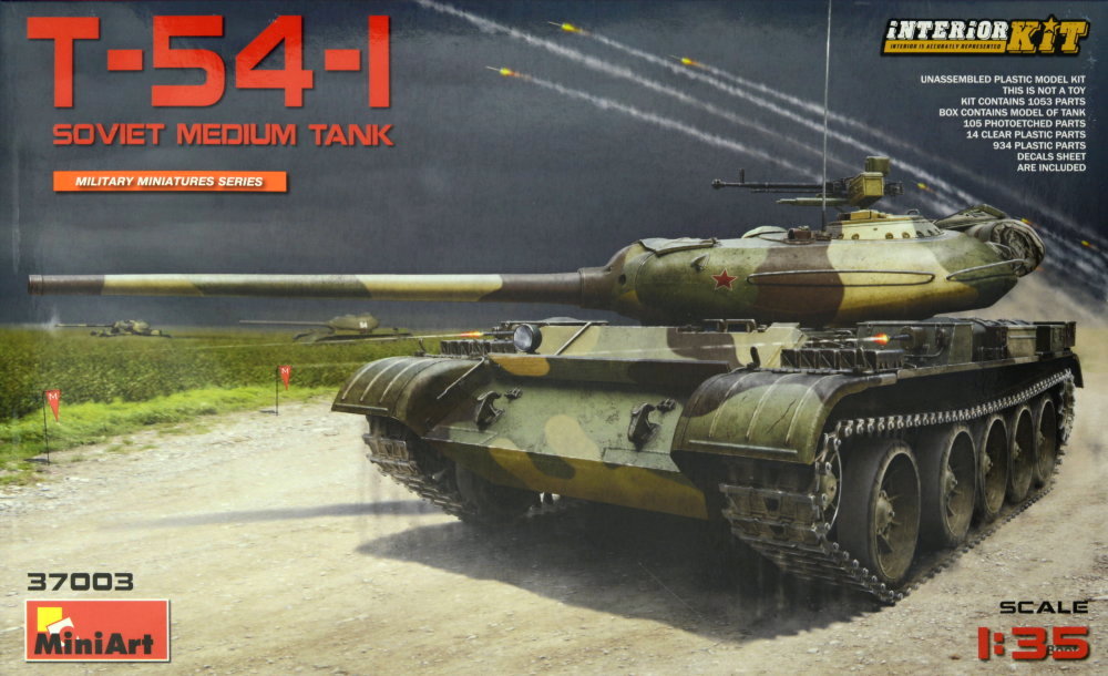 1/35 T-54-1 Soviet Medium Tank (incl. interior)