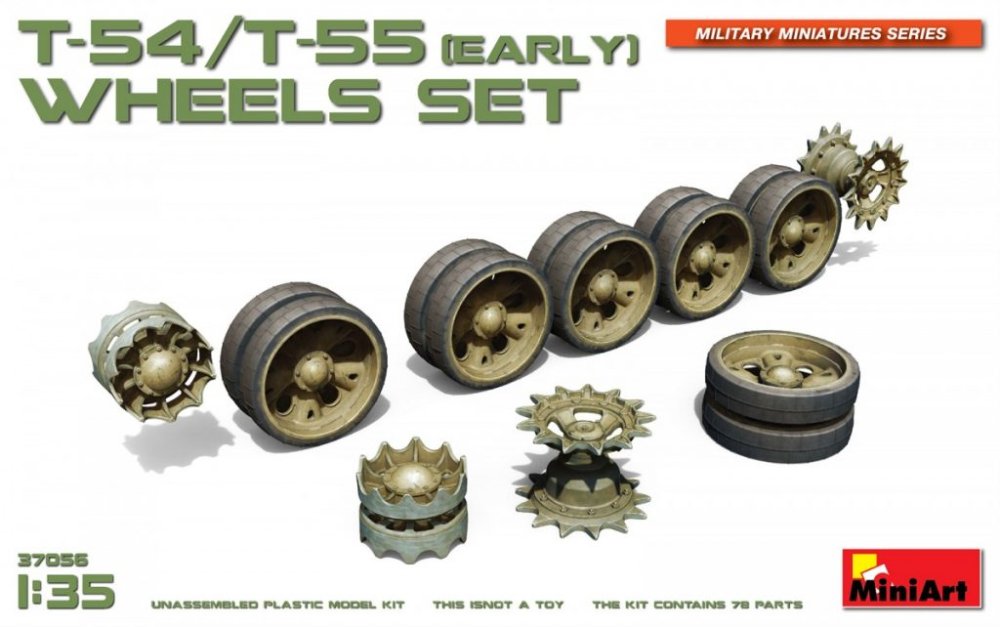 1/35 T-54 / T-55 (Early) wheels set