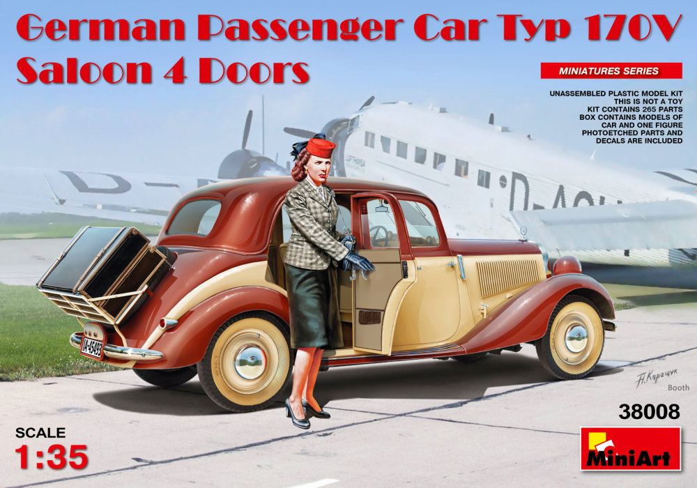 1/35 German Passenger Car Typ 170V.Saloon 4 Doors