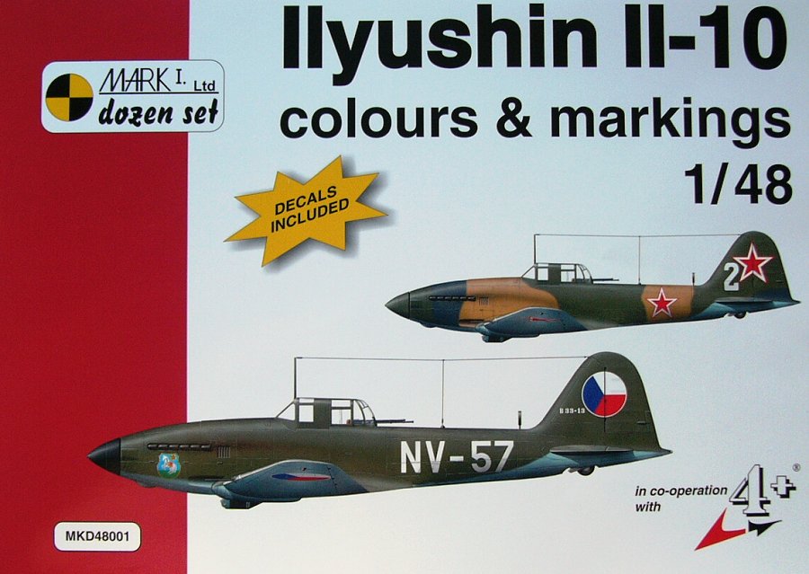 Publ. IL-10 colours&markings (incl. decals 1/48)