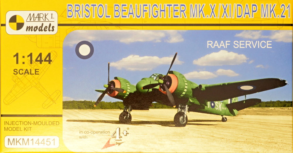 1/144 Bristol Beaufighter Mk.X/XI/Mk.21 (4x camo)