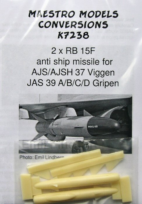 1/72 RB 15F Anti ship missiles (2 pcs.)