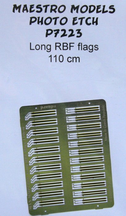 1/72 Long RBF flags 110cm (PE set)