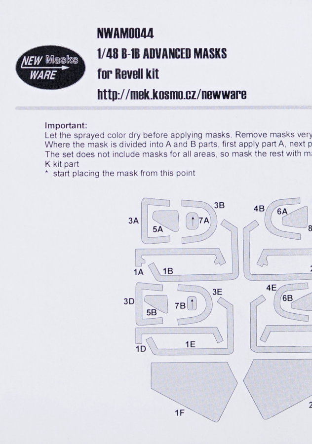 1/48 Mask B-1B ADVANCED (REV)