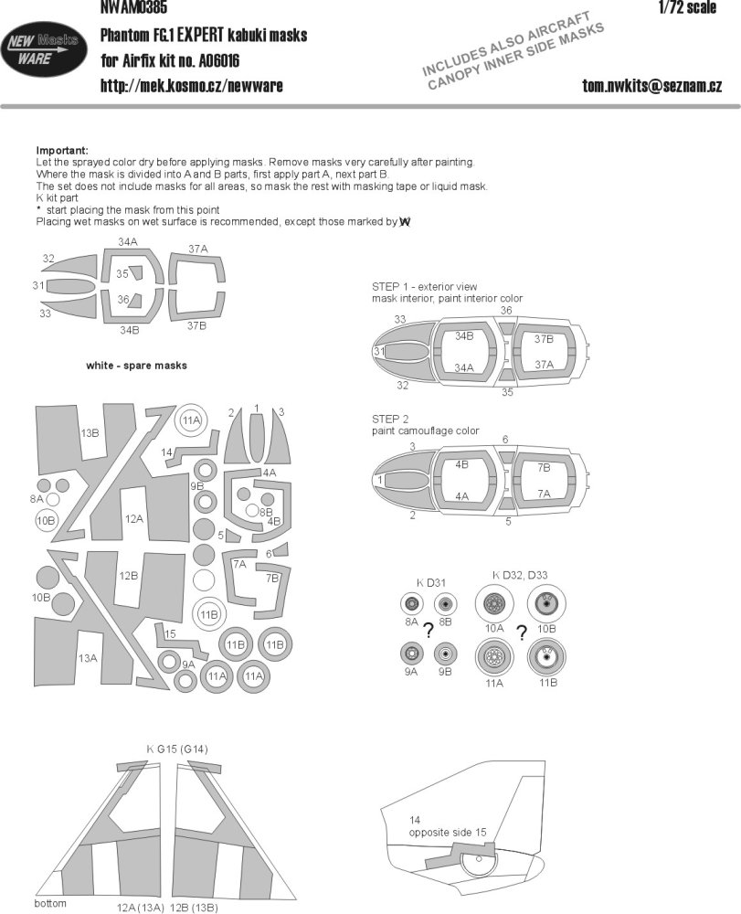 1/48 Mask Phantom FG.1 expert (AIRFIX 06016)