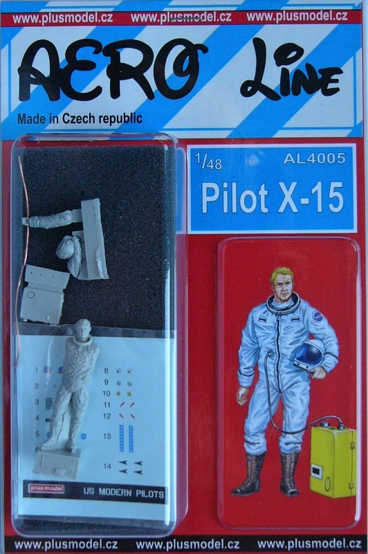 1/48 Pilot X-15 incl. decals (1 fig.)