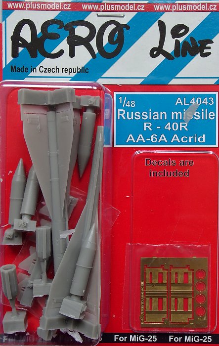 1/48 Russian missile R-40R AA-6A Acrid