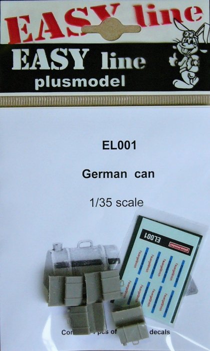 1/35 German can  (4pcs.) EASY LINE