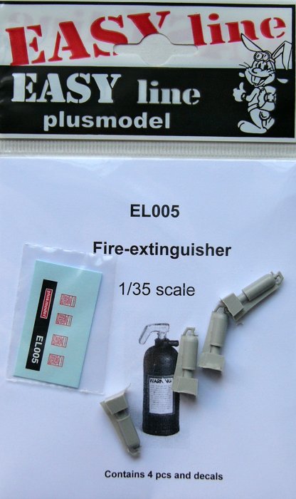 1/35 Fire Extinguisher  (4 pcs.) EASY LINE