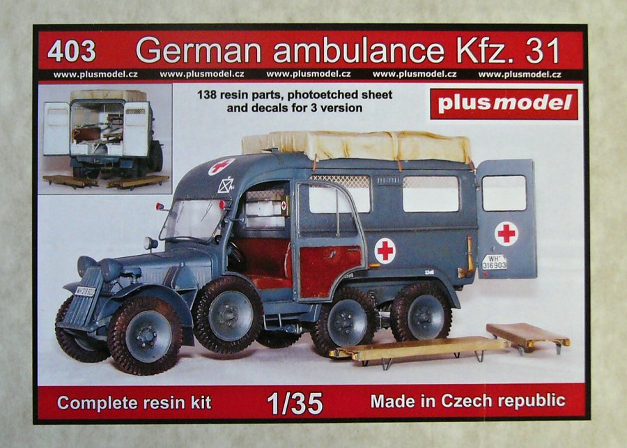 1/35 German ambulance Kfz. 31 (incl.PE&decals)