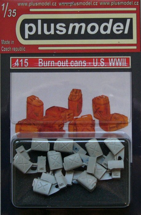 1/35 Burn-out cans - U.S., WWII