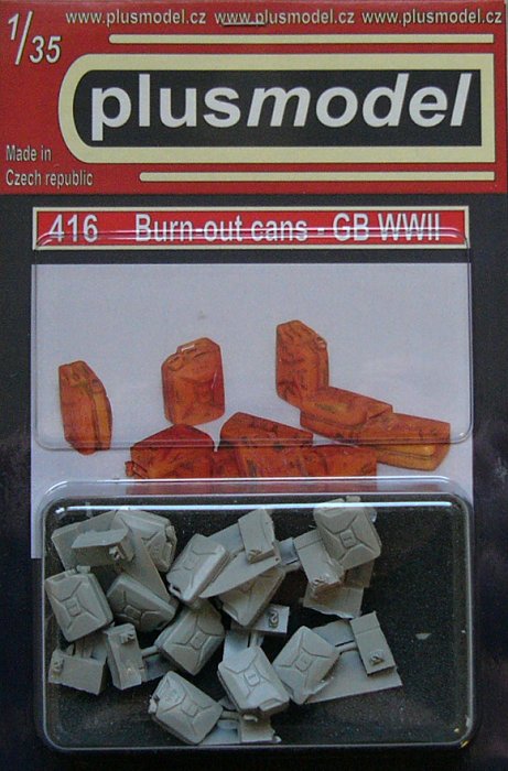 1/35 Burn-out cans - GB, WWII