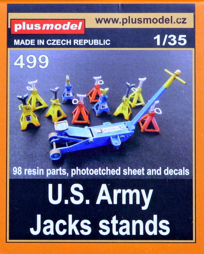 1/35 US Army Jacks stands (98 res.parts,PE&decal)