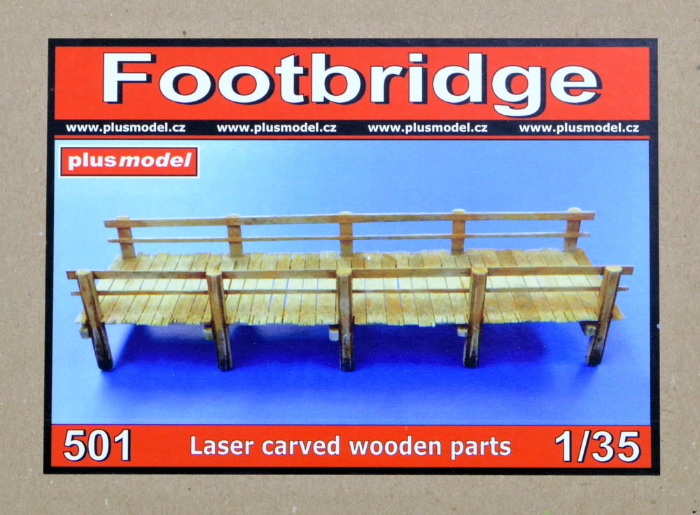 1/35 Footbridge (laser carved wooden parts)