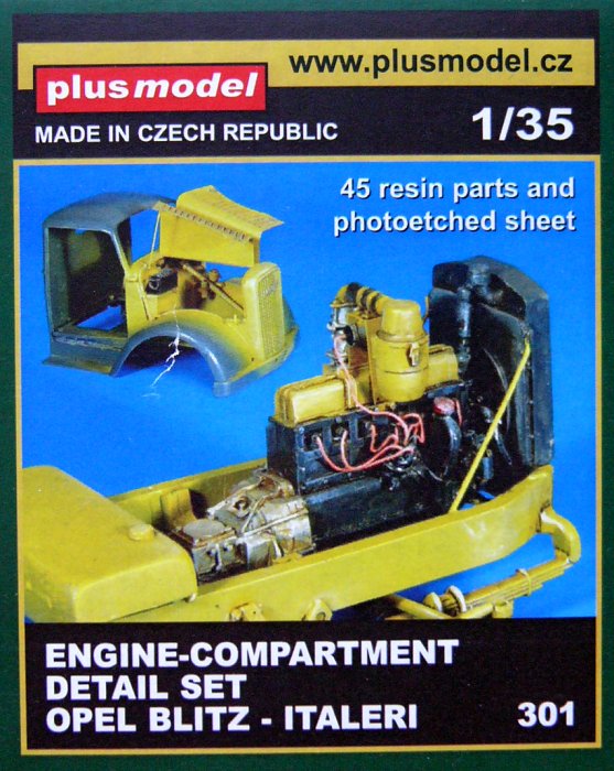 1/35 Opel Blitz - engine compartment set (ITAL)