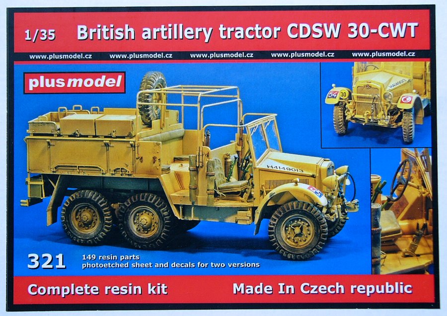 1/35 British artillery tractor CDSW 30-CWT