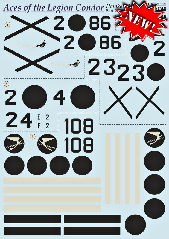 1/48 Aces of the Legion Condor Part 2 (wet decals)