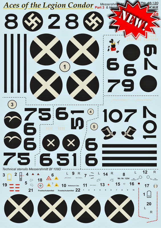 1/48 Aces of the Legion Condor Part 3 (wet decals)