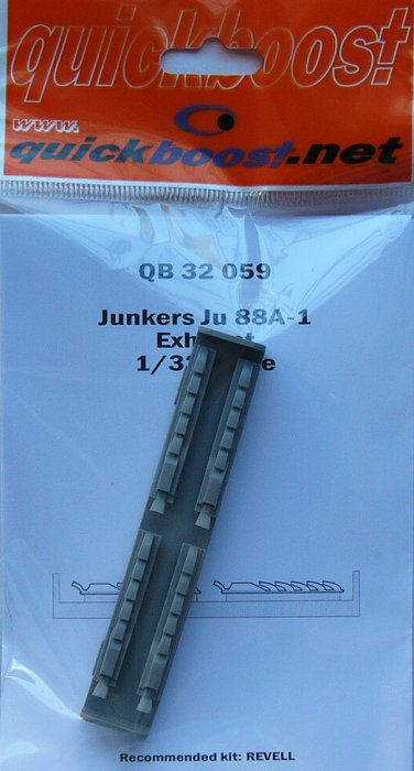 1/32 Junkers Ju 88A-1 exhaust (REV)