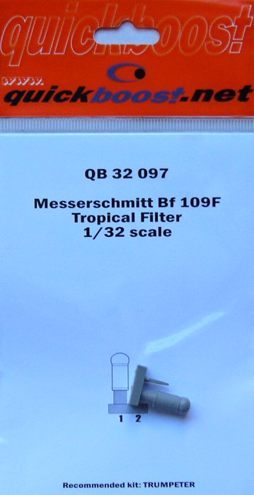 1/32 Bf 109F tropical filter   (TRUMP)