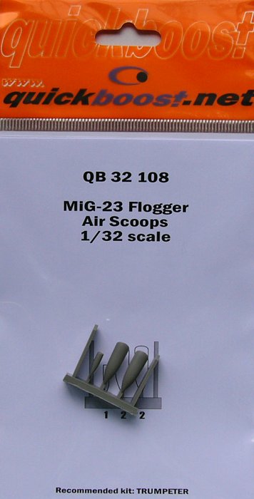 1/32 MiG-23 Flogger air scoops  (TRUMP)