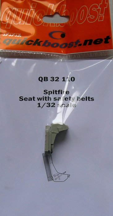 1/32 Spitfire seat with safety belts