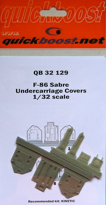 1/32 F-86 Sabre undercarriage covers (KIN)