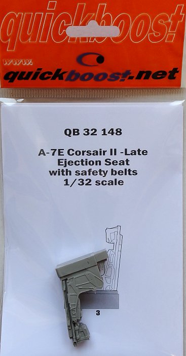 1/32 A-7E Corsair II late eject.seat w/ saf. belts