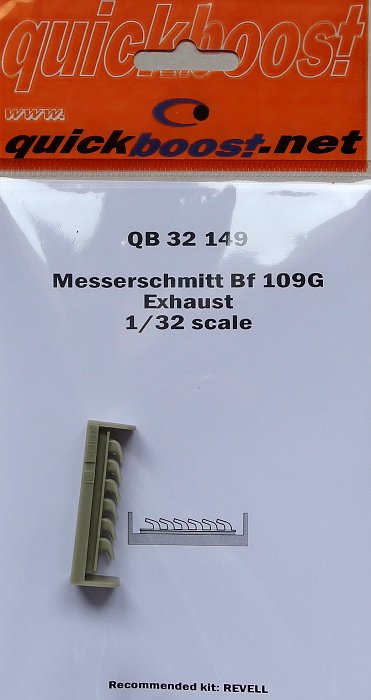 1/32 Bf 109G exhaust (REV)