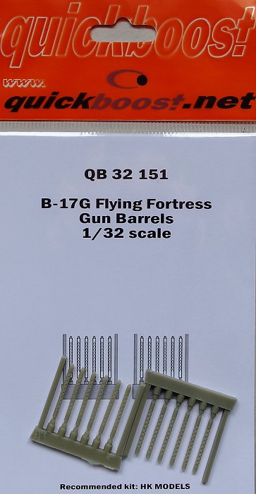 1/32 B-17G Flying Fortress gun barrels (HKMOD)