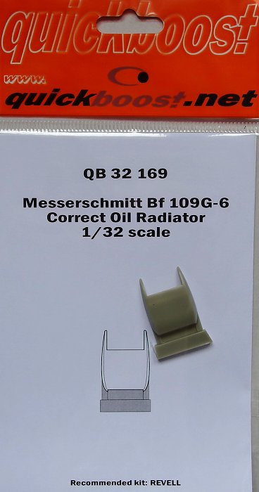 1/32 Bf 109G-6 correct oil radiator (REV)