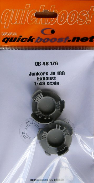 1/48 Junkers Ju 188 exhaust  (DRAG)