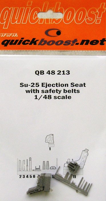 1/48 Su-25 ejection seat with safety belts