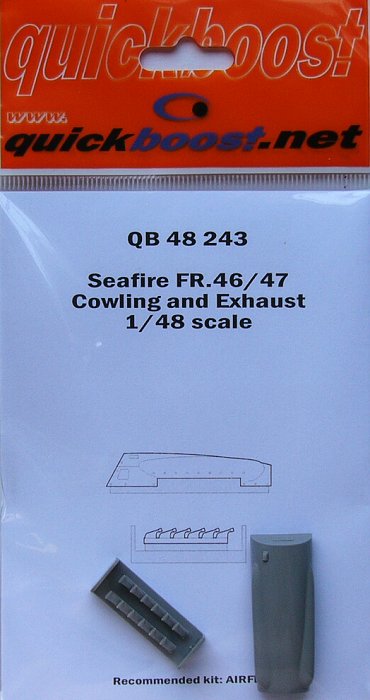 1/48 Seafire FR.46/47 cowling and exhaust (AIRF)