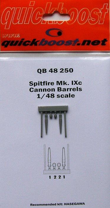 1/48 Spitfire Mk. Ixc cannon barrels  (HAS)