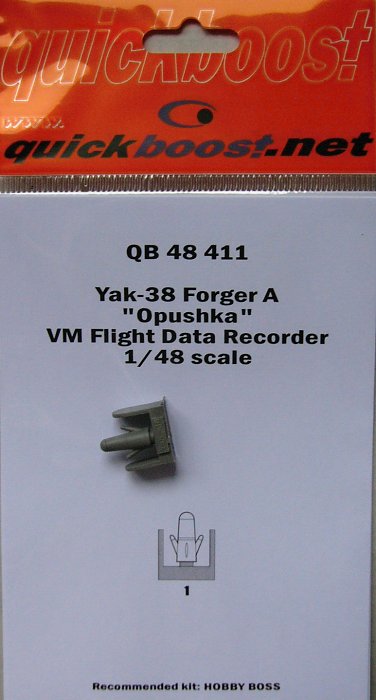 1/48 Yak-38 Forger A VM flight data recorder (HOB)