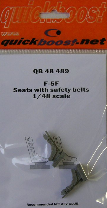 1/48 F-5F seats with safety belts (AFV)