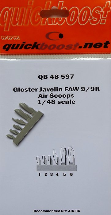 1/48 Gloster Javelin FAW 9/9R air scoop (AIRF)